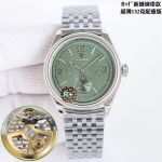 Rolex Oyster Perpetual 1908 Series 39mm Cal.7140 Movement Green/Blue Watch